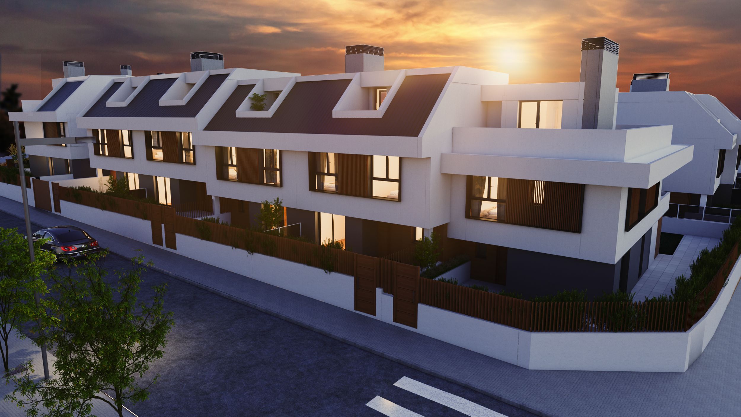 11 VIVIENDAS UNIFAMILIARES EN POZUELO DE ALARCÓN, MADRID. FIDES GESTIÓN