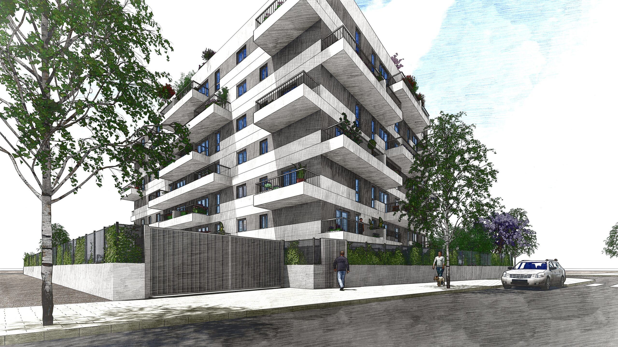 44 VIVIENDAS ALQUILER ASEQUIBLE EN LA MEDINA, MADRID. AVINTIA INMOBILIARIA