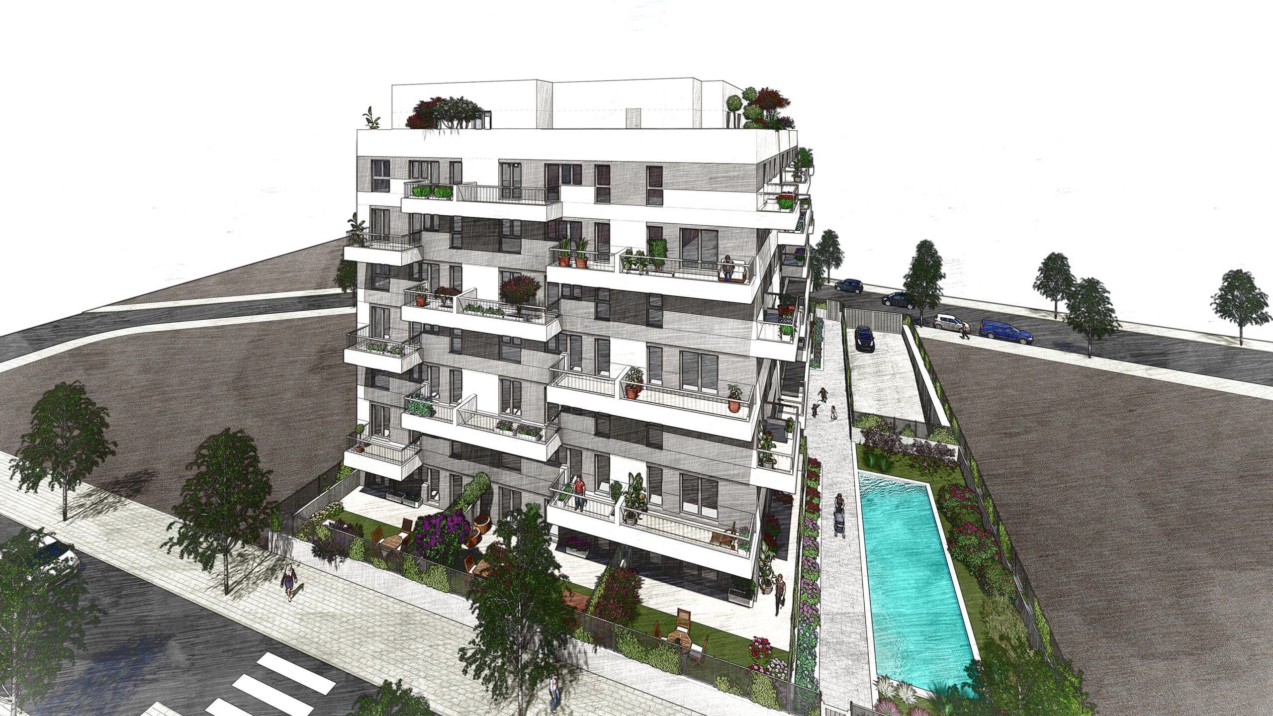 44 VIVIENDAS ALQUILER ASEQUIBLE EN LA MEDINA, MADRID. AVINTIA INMOBILIARIA