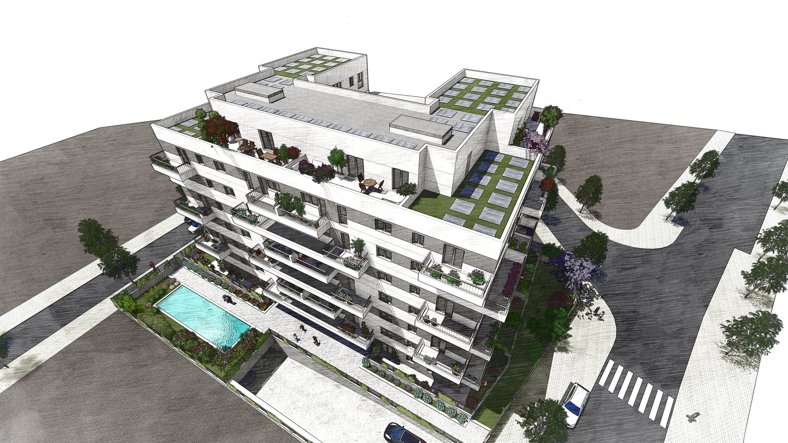 44 VIVIENDAS ALQUILER ASEQUIBLE EN LA MEDINA, MADRID. AVINTIA INMOBILIARIA