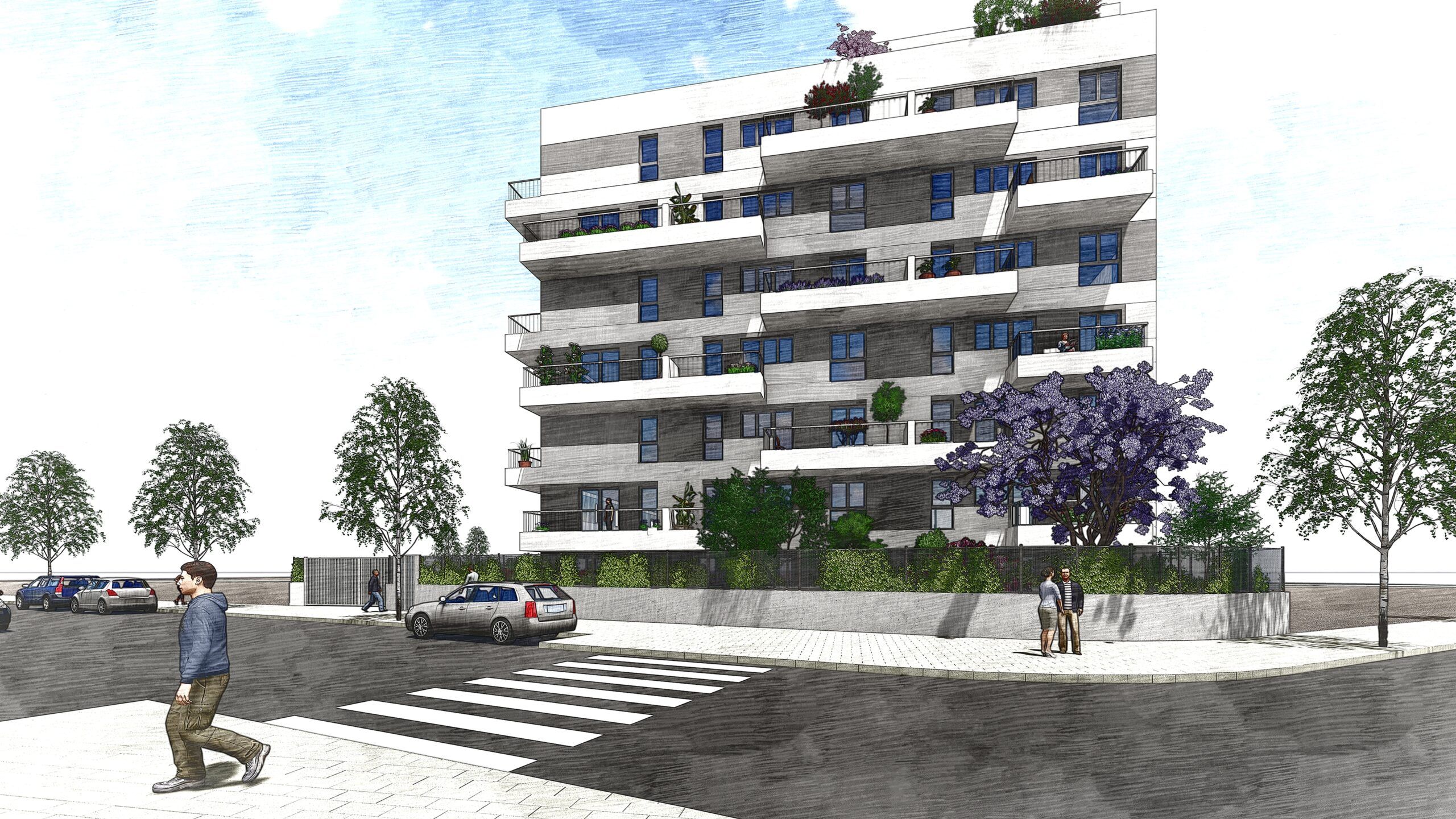 44 VIVIENDAS ALQUILER ASEQUIBLE EN LA MEDINA, MADRID. AVINTIA INMOBILIARIA